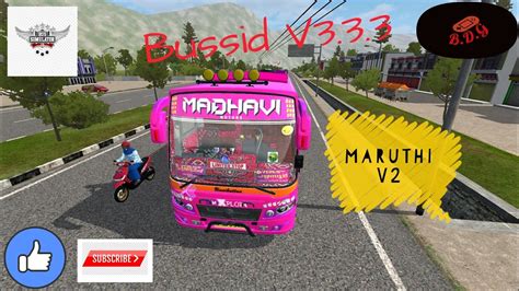 Maruthi V2 Indian Bus Mod Bussid V333 Youtube