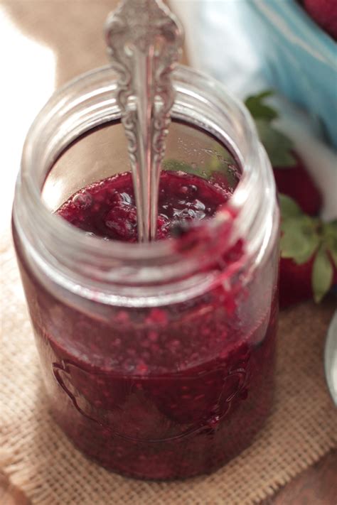 1 Honey Berry Syrup Jam Recipe 4 Live Simply