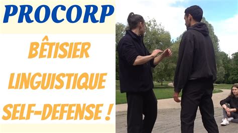 Self defense féminine bêtisier linguistique YouTube