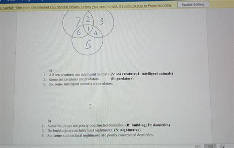 Valid And Invalid Venn Diagrams Solved Determine Whether T