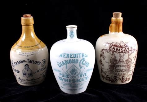 Antique Stoneware Whiskey Jug Collection