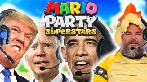 Us Presidents Play Mario Party Superstars Ft Jack Black Part Youtube