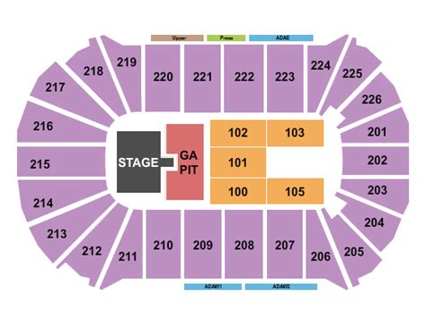 Resch Center Tickets And Seating Chart Event Tickets Center