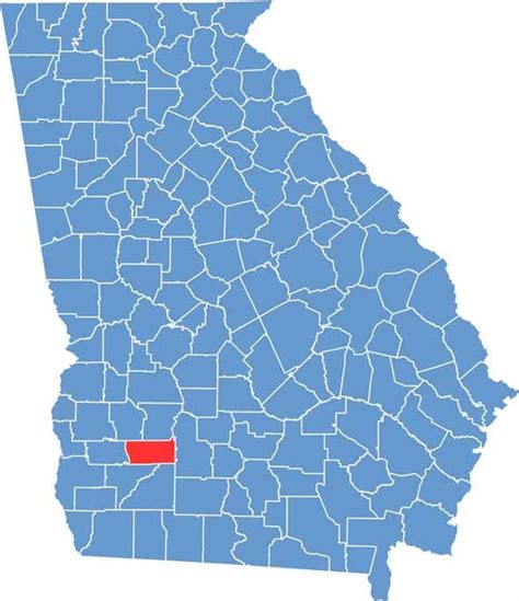 Dougherty County Map, Georgia - US County Maps