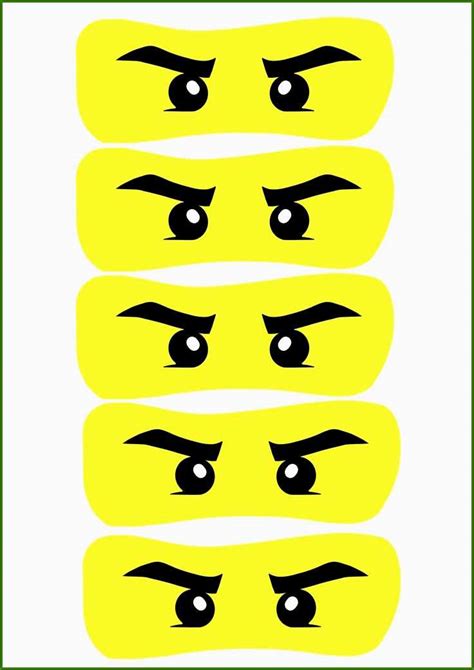 Ninjago Augen Zum Ausdrucken Ninjago Augen Ausdrucken Pdf Printable