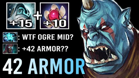 NEW CRAZY 42 ARMOR Ogre Magi Mid Vs Storm TB Epic Shiva Lotus Build