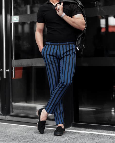 Details More Than 86 Long Striped Trousers Latest In Cdgdbentre