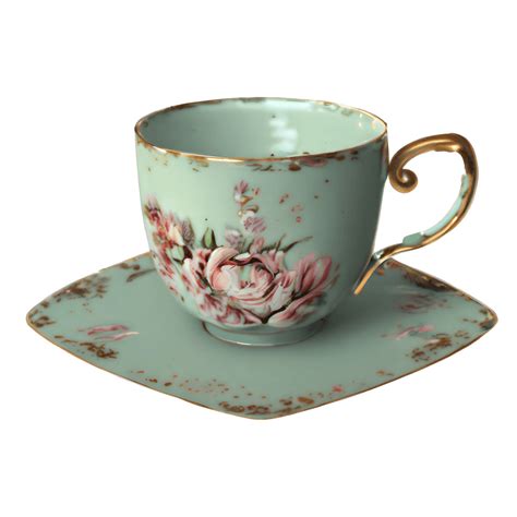 Vintage Shabby Chic Tea Cup Graphic Creative Fabrica