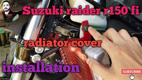 Suzuki Raider R Fi Radiator Cover Installation Youtube