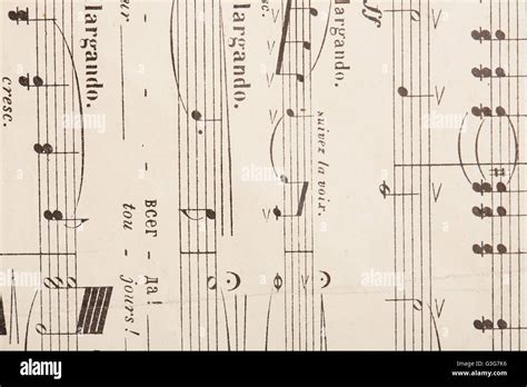 Fondo De Las Notas Musicales Fotografía De Stock Alamy