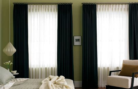 How To Layer Sheer And Blackout Curtains Green Grass