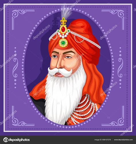 Poster Design Maharaja Ranjit Singh First Emperor Sikh Empire Stock Vector by ©minnikreations ...