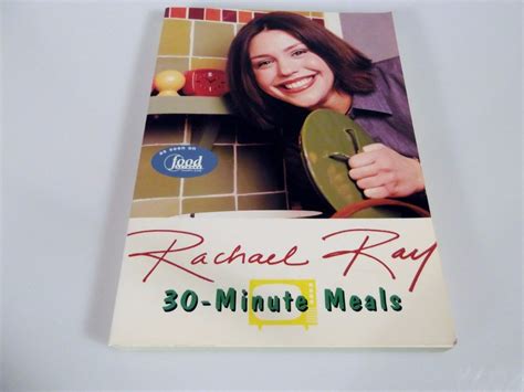 Rachael Ray 30-Minute Meals 2003 Cookbook Recipe Book Softcover Brand New