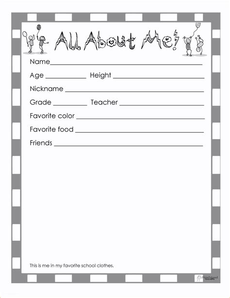 Yearbook Autograph Template