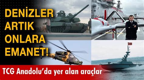 TCG Anadolu da görev alacak o araçlar Kızılelma dan Hürjet e denizler