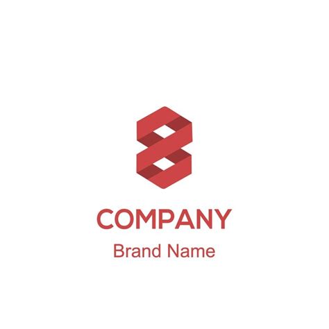 Premium Vector Number 8 Logo