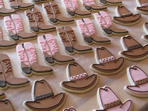 Cowboy Hat And Cowboy Boot Cookies