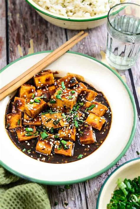 15 Minute Healthy Asian Garlic Tofu Recipe Whiskaffair