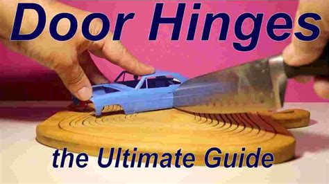 How To Make Door Hinges On A Model Car In 4 Easy Steps Youtube