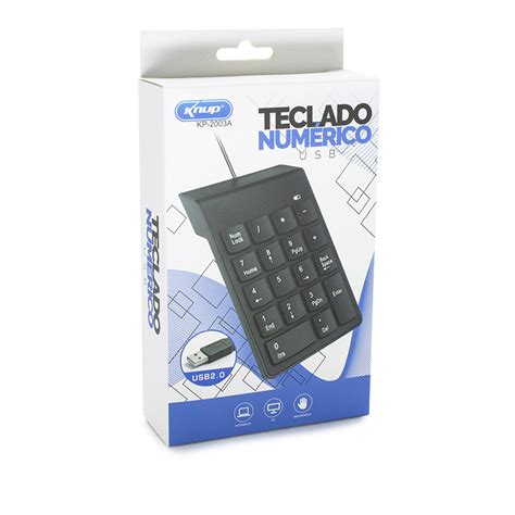 Teclado Num Rico Usb Knup Kp A