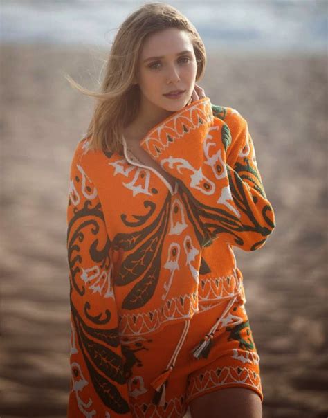 Elizabeth Olsen The Edit Magazine April 2015 Fashion Magazine