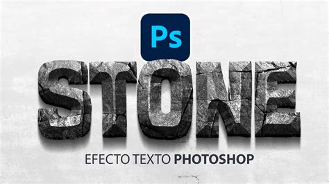 Texto De Piedra D En Photoshop Aprende Facil