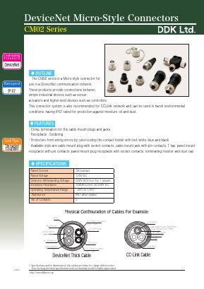 CM02 8DP5SD D1 FG Datasheet PDF DDK Ltd