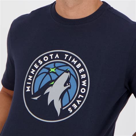 Camiseta New Era NBA Minnesota Timberwolves II Marinho FutFanatics