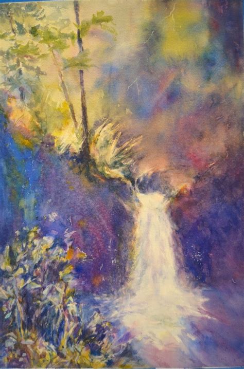 Punchbowl Falls Northwest Watercolor Society