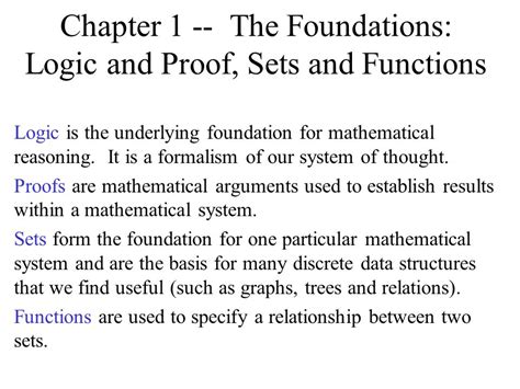 Ppt Chapter 1 The Foundations Logic And Proofs Powerpoint 54 Off