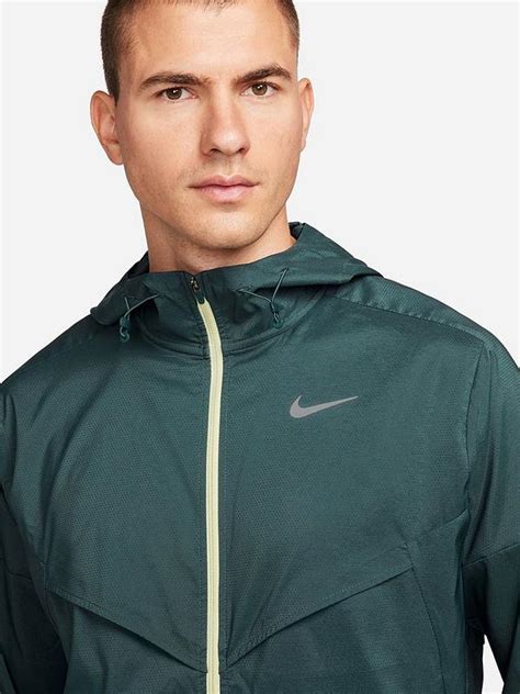 Nike Mens Running Repel Windrunner Jacket Green Uk