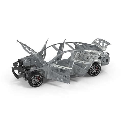 Car Frame Chassis 3d Object 2296474817 Shutterstock