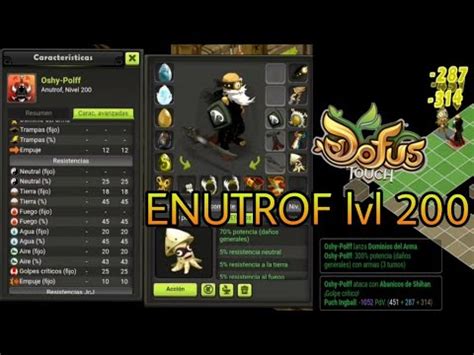 Dofus Touch Presentacion Anutrof Lvl 200 Para PvP YouTube