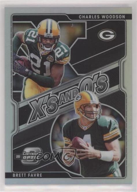 2021 Panini Contenders Optic Xs And Os Brett Favre Charles Woodson XO