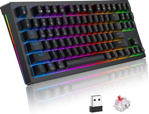 Amazon TECURS Wireless Gaming Keyboard 80 TKL Mechanical