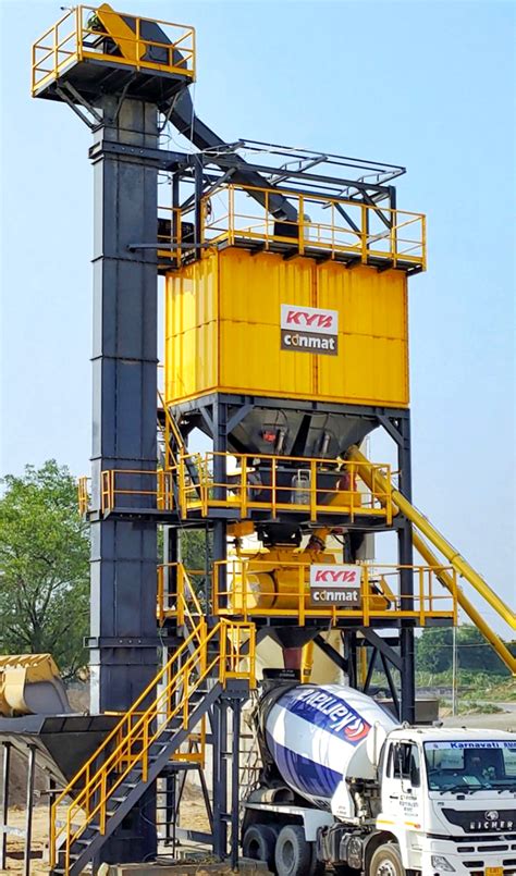 Compact Concrete Batching Plant Kyb Conmat Pvt Ltd