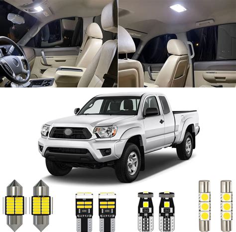 Amazon Xpismii 7 Piece 6000K White Tacoma LED Interior Light Kit