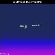 Moon and Jupiter again on June 11 | Sky Archive | EarthSky