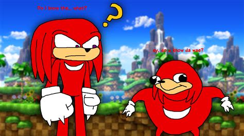 Knuckles meets Ugandan Knuckles : r/SonicTheHedgehog