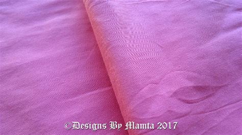 Rose Pink Dupioni Silk Fabric By The Yard Designer Indian Silk Fabrics