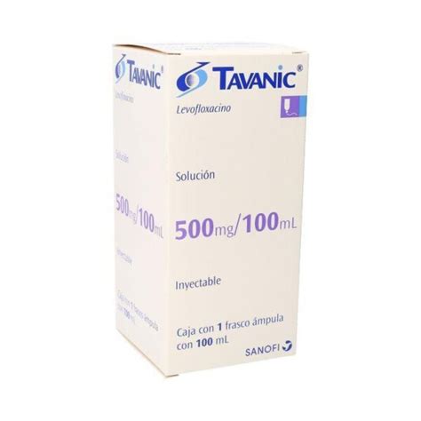 Tavanic 500Mg 100mL Solucion Inyectable FarmaciaRD