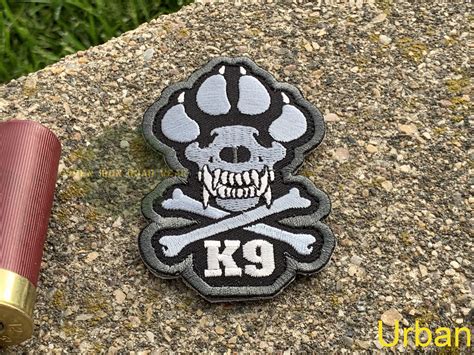 K9 Embroidered Morale Patch – Green Iron Road Wear