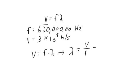 SOLVED: What is the wavelength of radio waves transmitted by a radio station with a frequency of ...