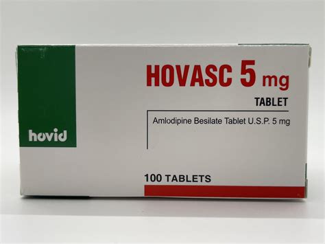 Amlodipinehovasc Tablet 5mg Hovid 100st Soma Pharma