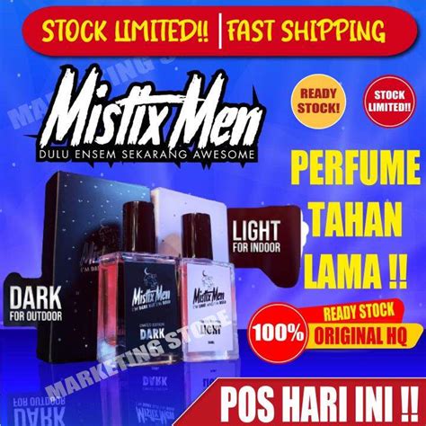 Today Postage Minyak Wangi Viral Mistixmen Perfume Men Original