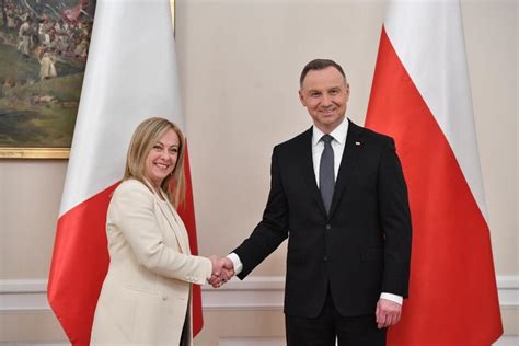 Prezydent Duda spotkał się z premier Włoch