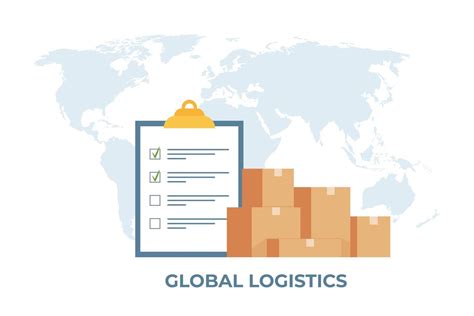 Cargo Logistics Transportation Concept Global Logistic Network