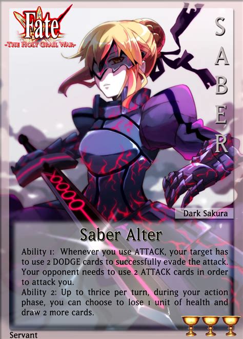 Saber Alter Fate The Holy Grail War Wiki Fandom