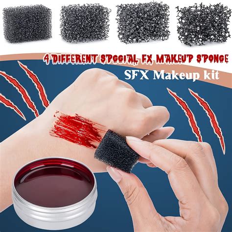 Wax Sfx Makeup Kit Halloween Makeup Kit Fake Blood Makeup Special