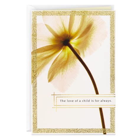 Photographic Flower Sympathy Mother's Day Card - Greeting Cards - Hallmark